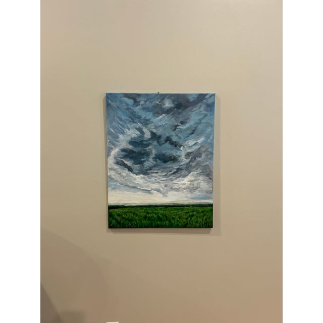 Elizabeth Berry Acrylic Painting - Land and Sky For Sale - Image 4 of 5