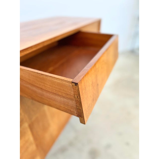 Mid-Century Brutalist Teak Sideboard with Drawers and Recessed Round Handles, 1960s For Sale - Image 18 of 18