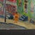 J W Street Scene, Oil on Canvas/Masonite Painting, Signed, 1940 For Sale - Image 4 of 5