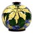 A rounded, globe-like earthenware body gives this arts and crafts faience vase a distinctive, robust profile, balanced by...