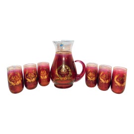 Example of West Virginia Glass Specialty Co. Glassware Sets