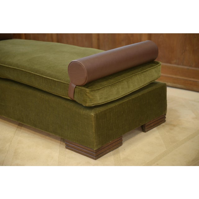 1940s Daybed in the style of Eugène Printz, 1940s For Sale - Image 5 of 13
