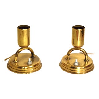 Small Mid-Century Table Lamps, 1950s, Set of 2 For Sale