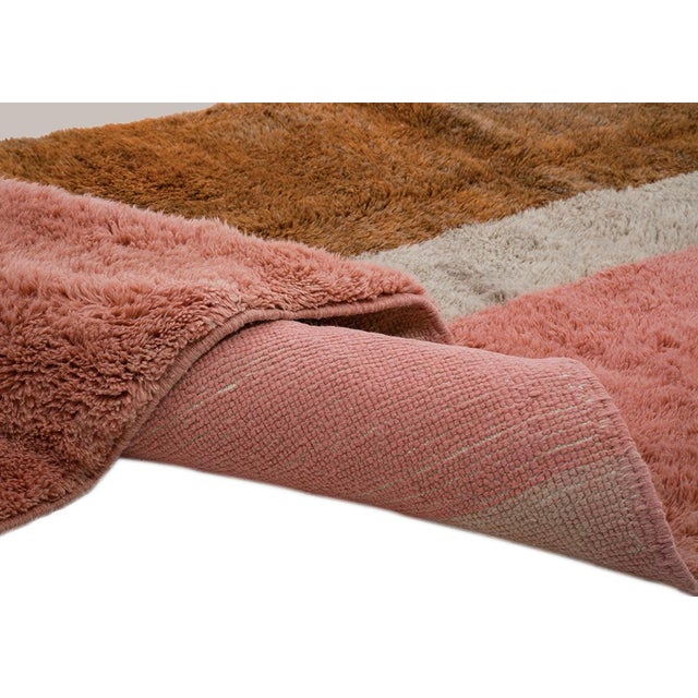 Early 21st Century Hand-Knotted Wool Rug by Azele Studio For Sale - Image 5 of 11