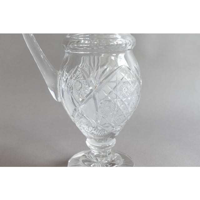 1930s Vintage Cut Glass Jug, 1930s For Sale - Image 5 of 9
