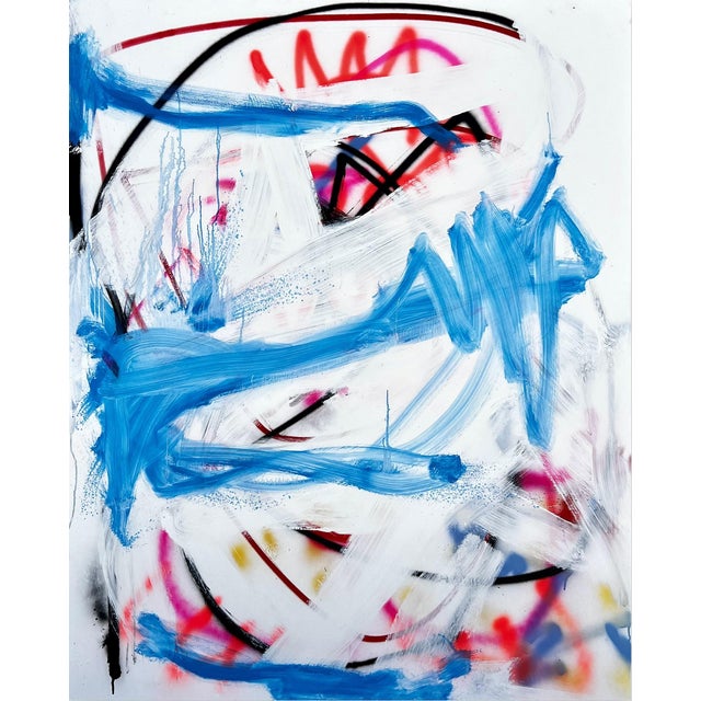 2020s Contemporary Abstract Oil and Acrylic on Canvas "Milk" by Tommaso Fattovich For Sale - Image 5 of 5