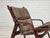 Mid-Century Modern Norwegian Lounge Chair in Brown Furniture Leather, 1970s For Sale - Image 3 of 18