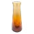 1980s Mid Century Amber Glass Vase For Sale