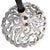 Mid-Century Modern 1950s White Cast Iron Outdoor Patio Umbrella Stand With a Distinctive Scrolling Vine Design For Sale - Image 3 of 4