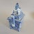 Blue Chinese Blue and White Porcelain Ding-Form Censer With Foo Dog Finial, Circa 1970s For Sale - Image 8 of 12