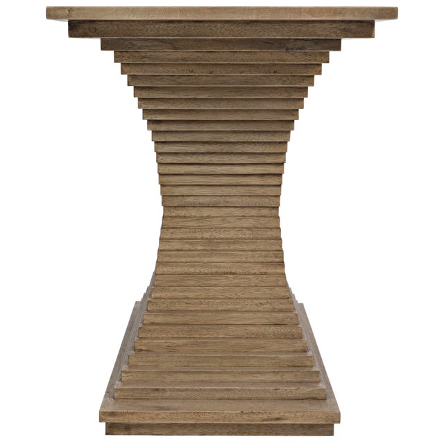 Wood NOIR Cambio Console, Bleached Walnut For Sale - Image 7 of 9