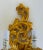 Myran Allan Luxury Lighting Italian Small Carved Wood Gold Wall Sconces Pair For Sale - Image 4 of 5