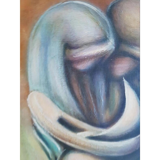 Modern Justin Pelissier, Les 3 Saintes Amarie, 1970s, Oil on Canvas For Sale - Image 3 of 17