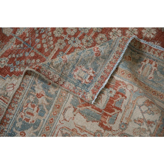 Vintage Distressed Joshegan Carpet - 7'8" x 9'10" For Sale In New York - Image 6 of 12
