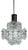 Crystal Glass Pendant Lamp from Kinkeldey For Sale