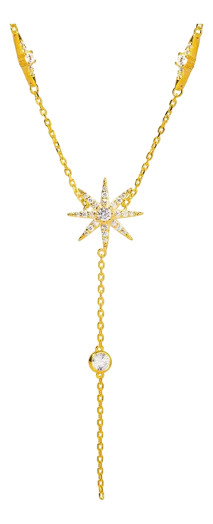 Stellar Radiance Gold & Diamond Necklace