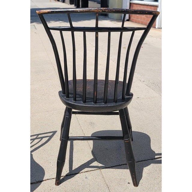 Wood Early 19th Century Collection of 3 Birdcage Windsor Chairs-3 For Sale - Image 7 of 7