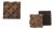 Antique Wooden Fabric Stamps, 1800s, Set of 3 For Sale