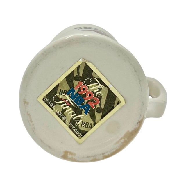 Ceramic Vintage Chicago Bulls 1992 Nba Basketball World Champs Ceramic Mug For Sale - Image 7 of 14