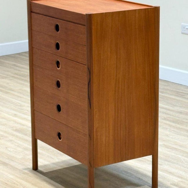 Brown Mid-Century British Chest of Drawers from Wrighton For Sale - Image 8 of 10