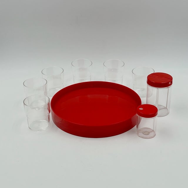 Picnic Set Model Pic Boll by Carlo Viglino for Guzzini, 1960s, Set of 29 For Sale - Image 3 of 11