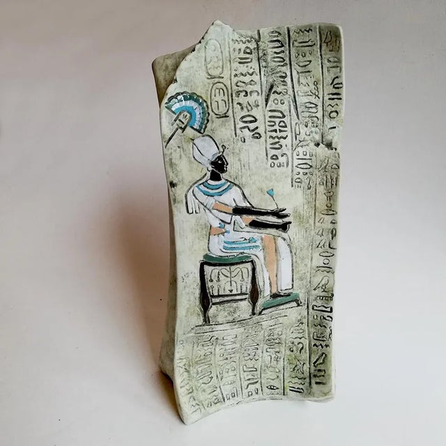 White Mid-Century Italian Ceramic Vase by F.lli Marchi For Sale - Image 8 of 9