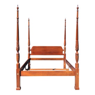 White Furniture Solid Cherry Queen Bed For Sale