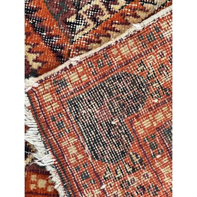 Large Turkish DistressedSparta Rug Bokhara Design, 1920s For Sale - Image 17 of 18