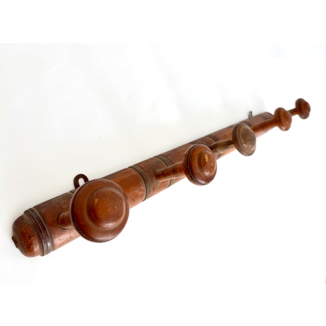 Early 20th Century French Faux Bamboo Hat/Coat Rack For Sale - Image 5 of 6