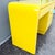 Postmodern Yellow Gloss Laminate Waterfall Desk For Sale - Image 4 of 6