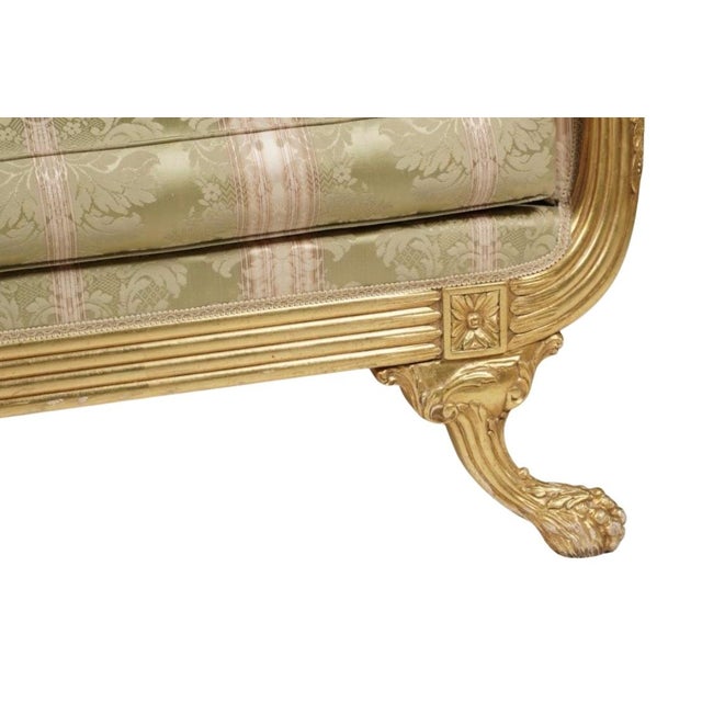 Late 20th Century 19th Century Style Italian Giltwood Love Seat For Sale - Image 5 of 5