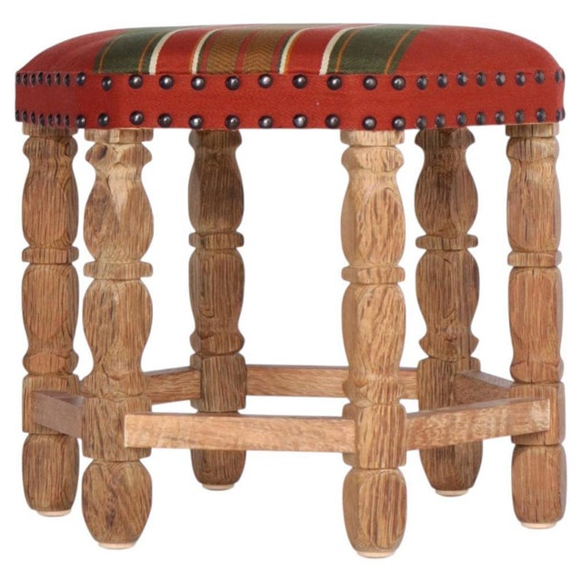 Scandinavian Modern Octagonal Stool in the style of Henning Kjærnulf, Denmark, 1960s For Sale - Image 10 of 10