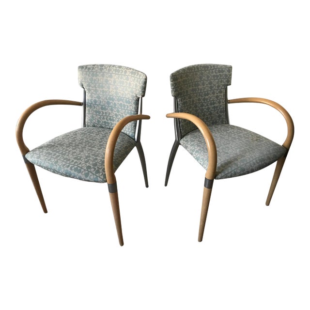 1990s Postmodern Italian Style Chairs - a Pair For Sale