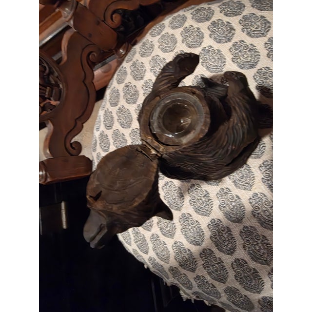 1920s Black Forest Bear Inkwell For Sale - Image 5 of 13