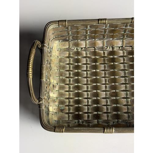 Metal Mid-Century French Metal Basket For Sale - Image 7 of 8