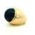 1970s 1970s JWL 14k Gold Lapis Lazuli Modernist Ring, Size 6.75 For Sale - Image 5 of 10
