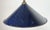 British Industrial Dark Blue Enamel Factory Pendant Lamp, 1950s For Sale - Image 4 of 15