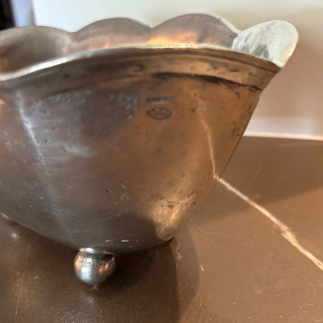 Vintage Arte Italica Scalloped Bowl For Sale In Los Angeles - Image 6 of 6