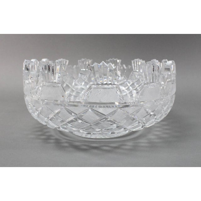 Waterford Crystal Waterford Crystal Heritage Collection Kennedy Large Oval Centerpiece Bowl For Sale - Image 4 of 12
