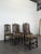 Louis XIII Oak Chairs, Set of 6, in Very Good conditions.