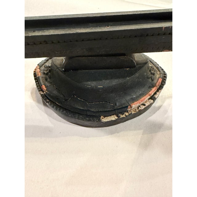Late 19th Century Circa 1870's Ebonized Victorian Pedestal Tabletop Frame For Sale - Image 5 of 13