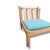 Mid-Century Modern Ash Lounge with Blue Cushion from Ercol For Sale - Image 6 of 7