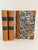 Traditional 3 Decorative Leatherbound Books With Marbleized Cover Dated 1855 For Sale - Image 3 of 11