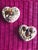 Linen Heart Shaped Folk Art Boxes Encrusted With Shells - a Pair For Sale - Image 8 of 10