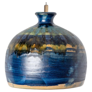 Small Ceramic Pendant Light, Denmark, 1970s