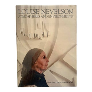 1980 1st Edition Louise Nevelson: Atmospheres and Environments, Clarkson Potter Book For Sale