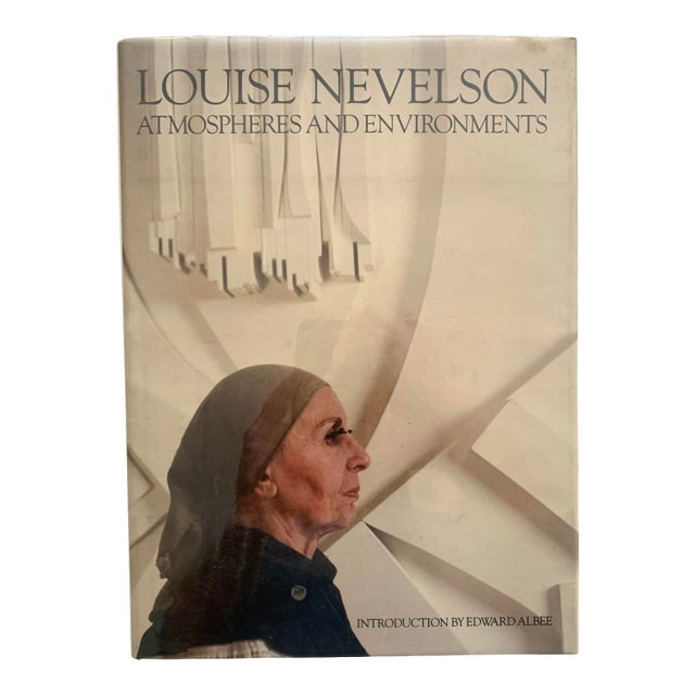 1980 1st Edition Louise Nevelson: Atmospheres and Environments, Clarkson Potter Book For Sale
