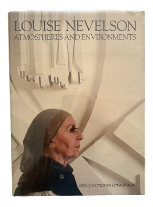 1980 1st Edition Louise Nevelson: Atmospheres and Environments, Clarkson Potter Book
