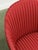 Mid 20th Century French Striped Chair For Sale In Los Angeles - Image 6 of 7
