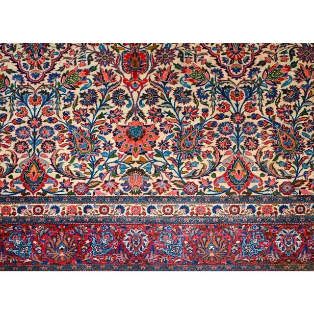 Early 20th Century Persian Kashan Rug For Sale - Image 9 of 13